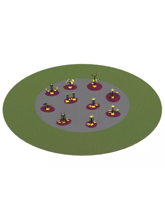 Όργανα Γυμναστικής, σετ - FSET 03