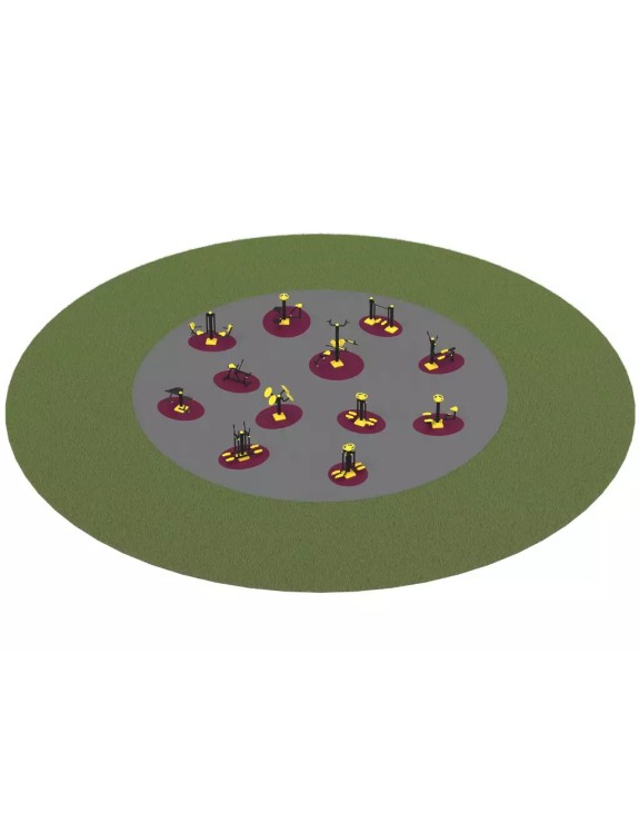 Όργανα Γυμναστικής, σετ - FSET 04